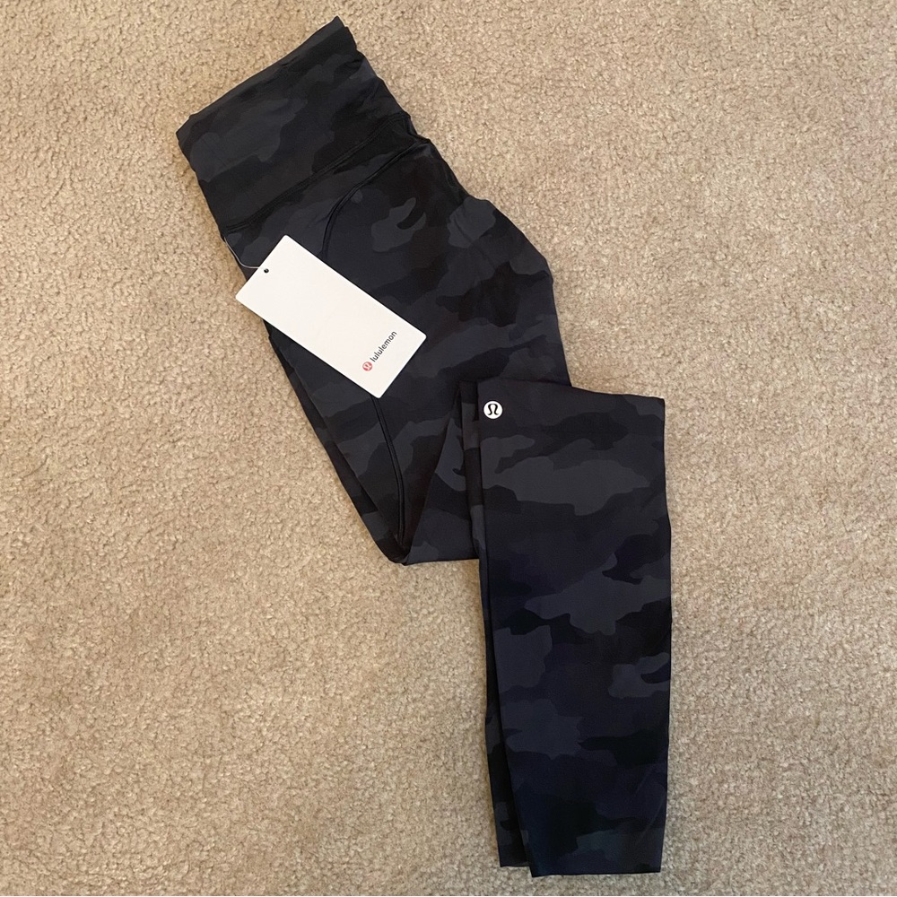 Lululemon Camo Fast and Free HR Tight 28” Leggings